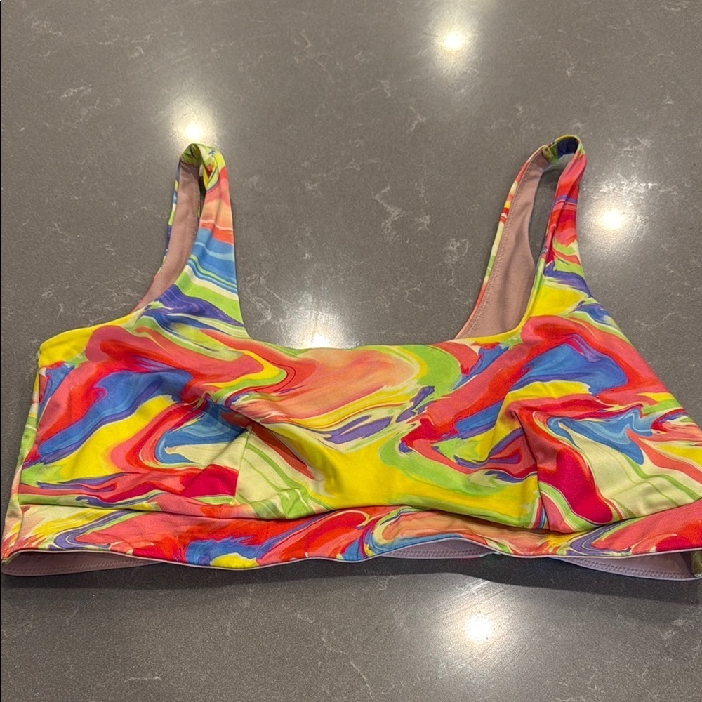 YITTY Multicolor Swirl Sports Bra